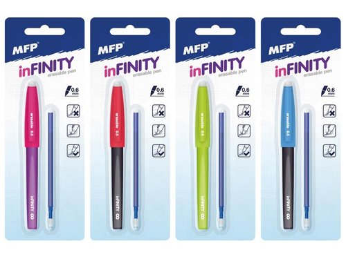Kulikov pero gumovac Infinity + npl 0,6 modr na blistru