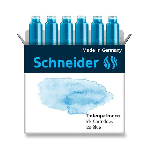 Inkoustov bombiky Schneider, 6 ks ledov modr