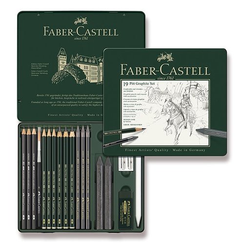 Faber-Castell Grafitov tuka Pitt Graphite sada 19 kus
