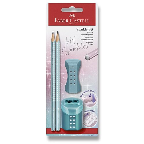 Grafitov tuka Faber-Castell Sparkle Cosmic Ocean set 4 ks