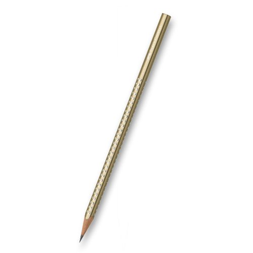 Grafitová tužka Faber-Castell - Sparkle Metallic - zlatá