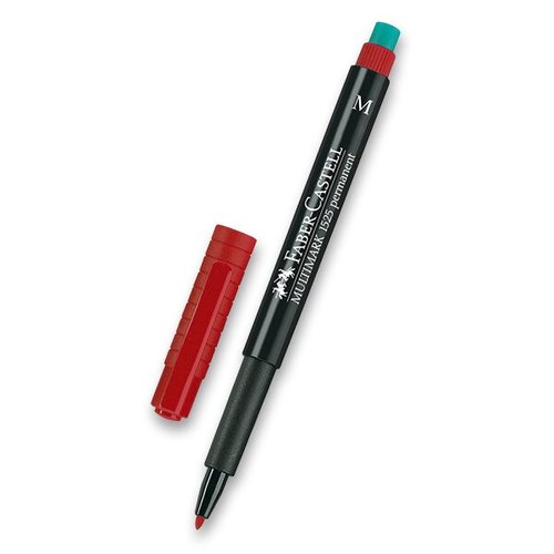 Faber-Castell Permanentn popisova 1525 M erven