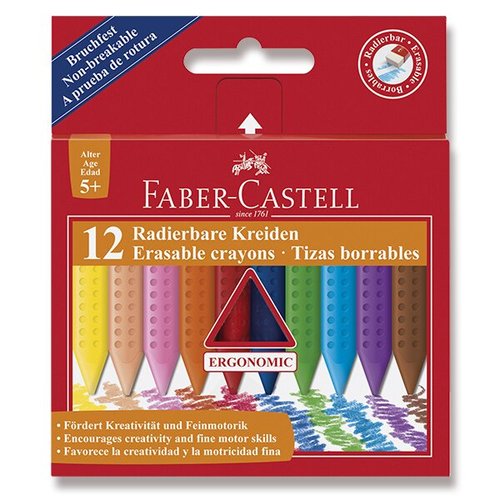 Faber-Castell Pastelky Plastic Colour 12 barev