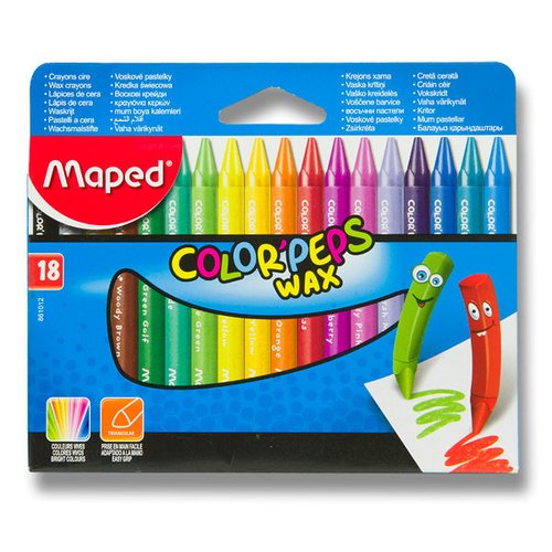 Voskovky Maped Color&#039;Peps Wax - 18 barev