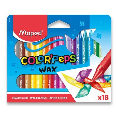 Voskovky Maped Color&#039;Peps Wax - 18 barev