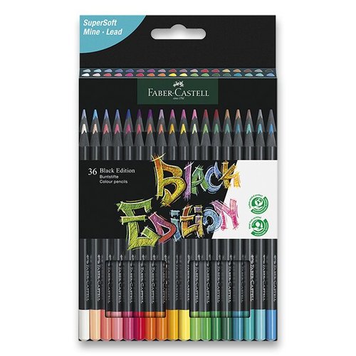 Faber-Castell Pastelky  Black Edition 36 barev