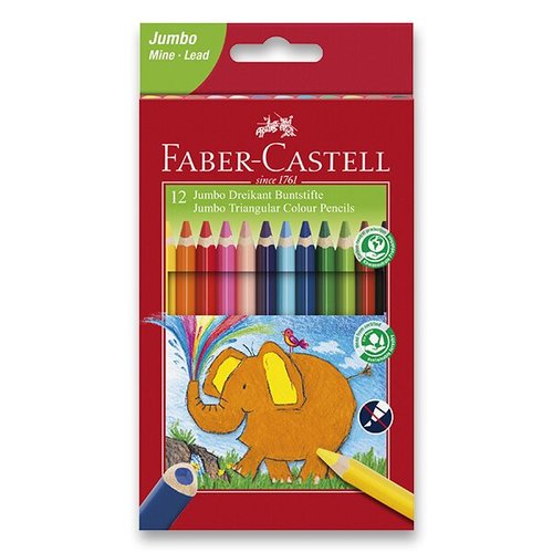 Faber-Castell Pastelky  Extra Jumbo 12 barev