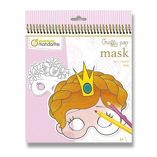 Omalovnky Avenue Mandarine Graffy Pop Mask pro holky