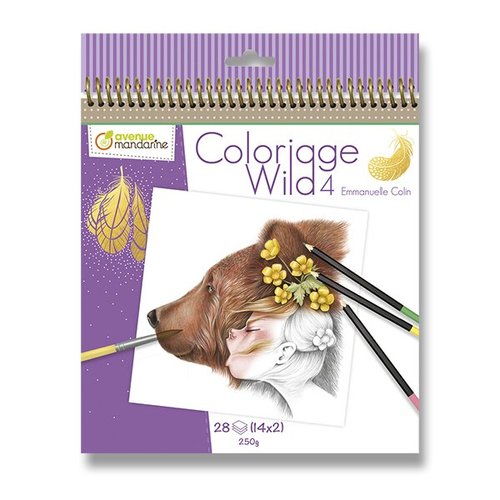 Omalovnky Avenue Mandarine Coloriage Wild typ 4