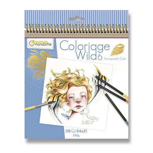 Omalovnky Avenue Mandarine Coloriage Wild typ 6