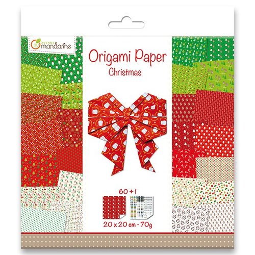 Sada papr Clairefontaine Origami Christmas 1 60 list