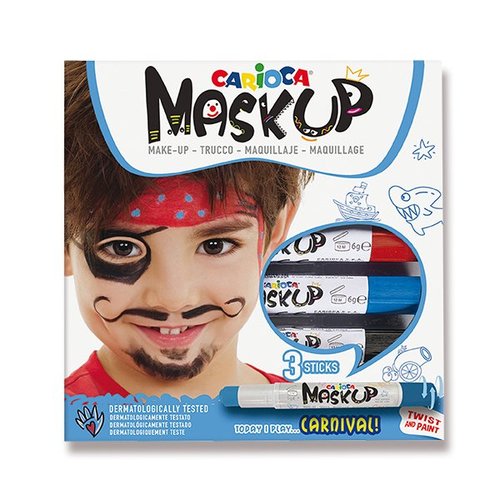 Carioca Obliejov barvy Mask Up Carnival 3 barvy
