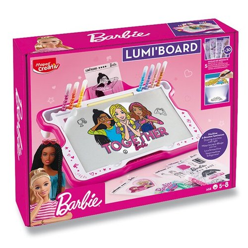 Sada Maped Creativ Barbie Lumi Board tabule s podsvcenm