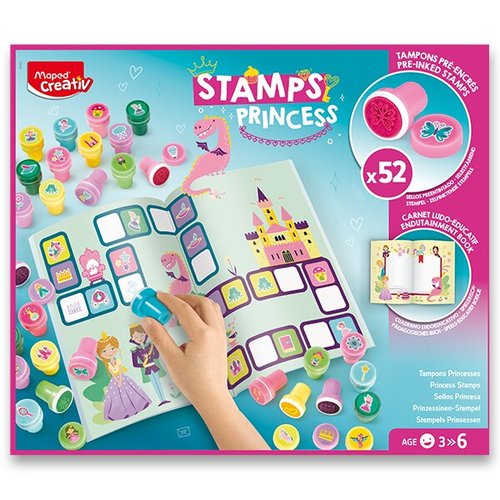 Sada Maped creativ Stamps Princess 52 ks raztek