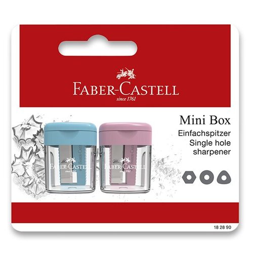 Oezvtko Faber-Castell Mini 1 otvor, 2 ks, mix barev