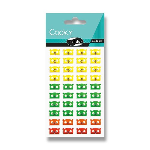 Samolepky Maildor 3D Cooky Emotikony medvd