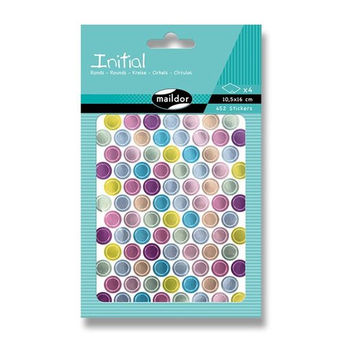 Samolepky Maildor Initial Metallic Koleka