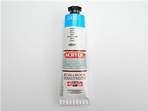 Barva cyan akrylov 40 ml