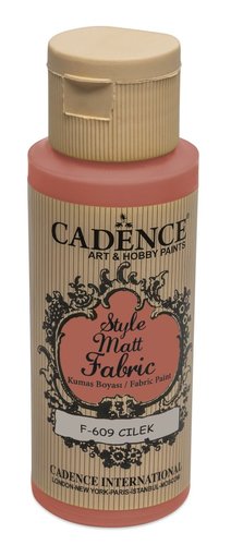 Barva na textil Cadence Style Matt Fabric, mat. erven, 59 ml