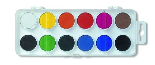 Barvy vodové průměr barvy 22,5mm 12 barev