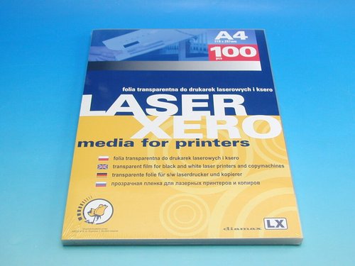 Projekn folie LASER XERO-LX  A4