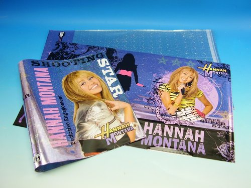 Obal  A4  holograf Hannah Montana