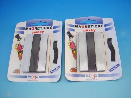 Magnetick psky 1,5 x 8 cm/10 ks blistr