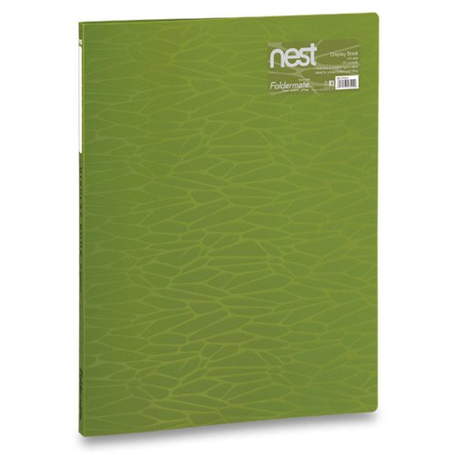FolderMate Katalogová kniha Nest - A4, 20 folií, olivově zelená