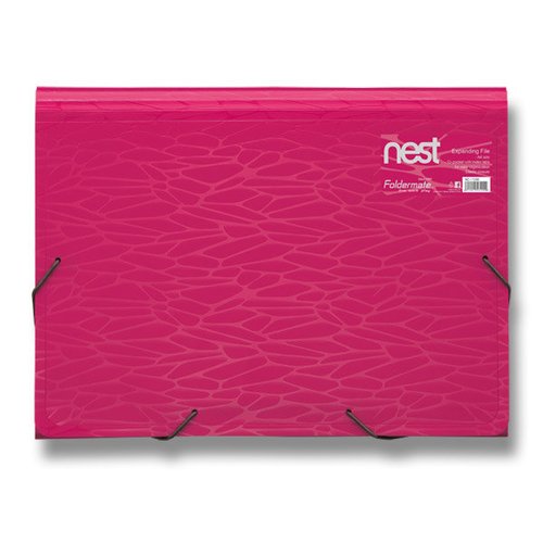 FolderMate Aktovka na spisy Nest - 330 x 240 x 35 mm, růžová