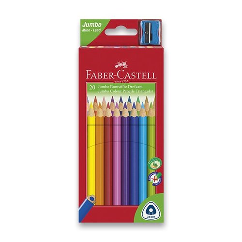 Faber-Castell Grip Colour - kvalitn pastelky 20 barev