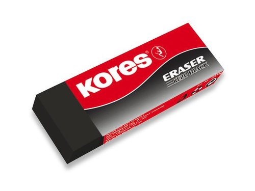 Pry Kores Eraser Black 20 - na tuku