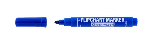 Značkovač Centropen 8550 Flipchart modrý, 1 kus, šíře stopy 2,5 mm