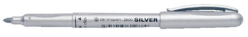 Značkovač Centropen 2690 stříbrný, 1 kus, šíře stopy 1,8 mm
