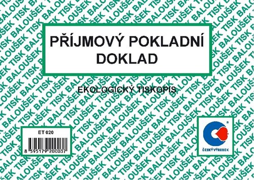 Pjmov pokladn doklad A6