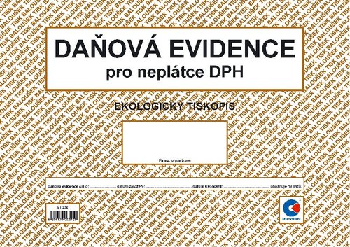 Penn denk A4 = daov  evidence (nepltce DPH, oboustrann)