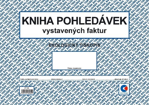 Kniha pohledvek A4 (kniha vystavnch faktur, oboustrann)