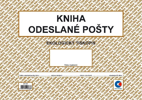 Kniha odeslan poty A4 (oboustrann)