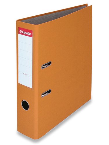 Pákový pořadač Esselte Economy - A4, 75 mm - oranžový