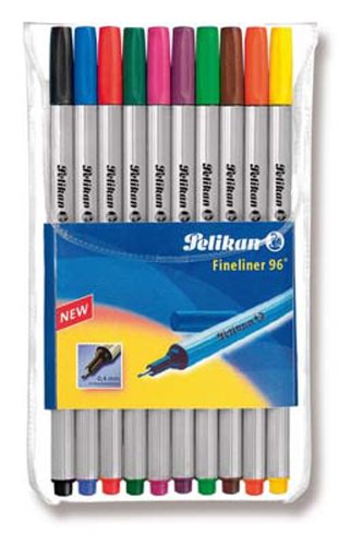Pelikan Fineliner 96 - 0,4 mm 10 barev
