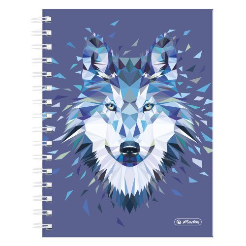 Herlitz Spirlov blok Wild Animals Vlk A5 tvereek