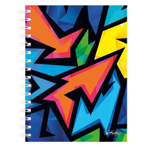 Herlitz Spirlov blok Neon Art A5 tvereek