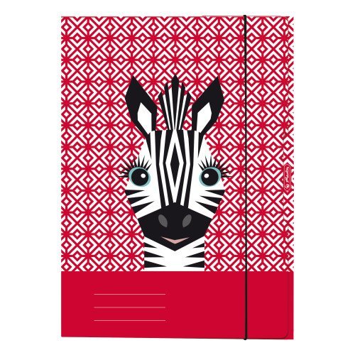 Desky s gumou A4, Zebra, Cute animals