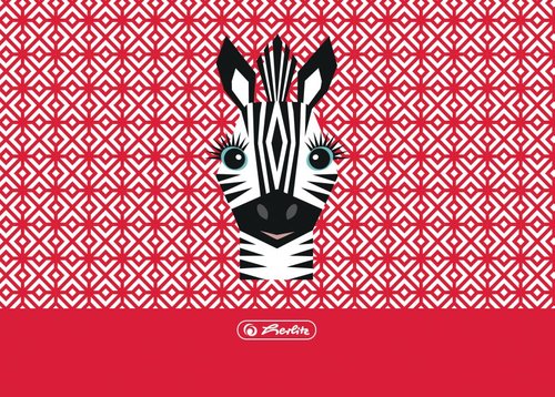 Desky na slice B5, zebra
