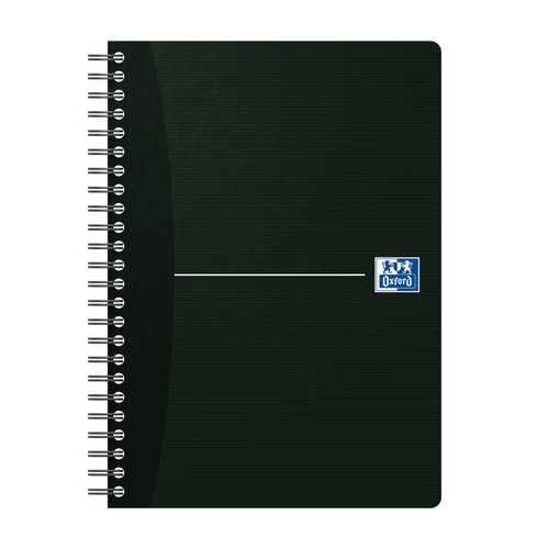 Blok spirlov Oxford Essentials Black A5/90 list, linkovan