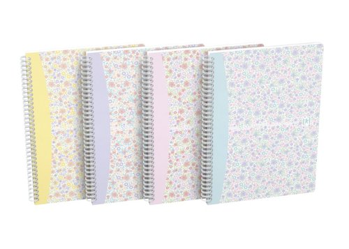 Oxford - Blok spirlov Oxford Floral B5/60 list, linkovan, mix