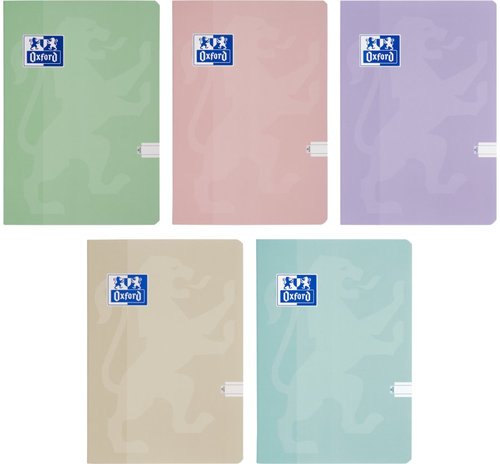 Oxford - Seit Oxford Touch Pastel A5/32 list, linkovan, mix