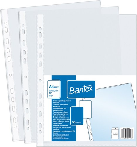 Bantex - Obal prospektov Bantex, A4/50 ks