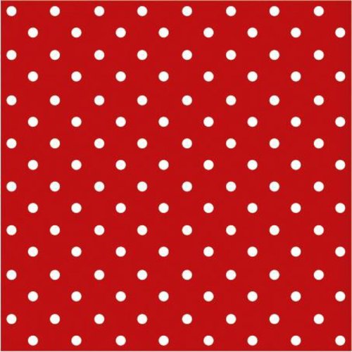Ubrousky Puntk erven 33x33cm /SDL066023/
