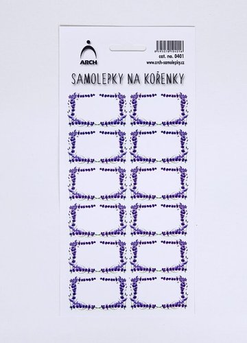 Samolepky na koenky LEVANDULOV 0401