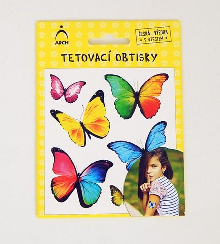 Samolepky tetovn MOTLCI 2 / 2522